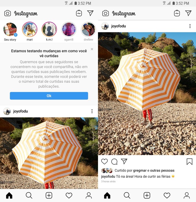Instagram oculta curtidas nas fotos veja o que muda